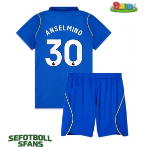 Chelsea Aaron Anselmino #30 Hemmaställ Barn 2026-27 Kortärmad (+ Korta byxor)